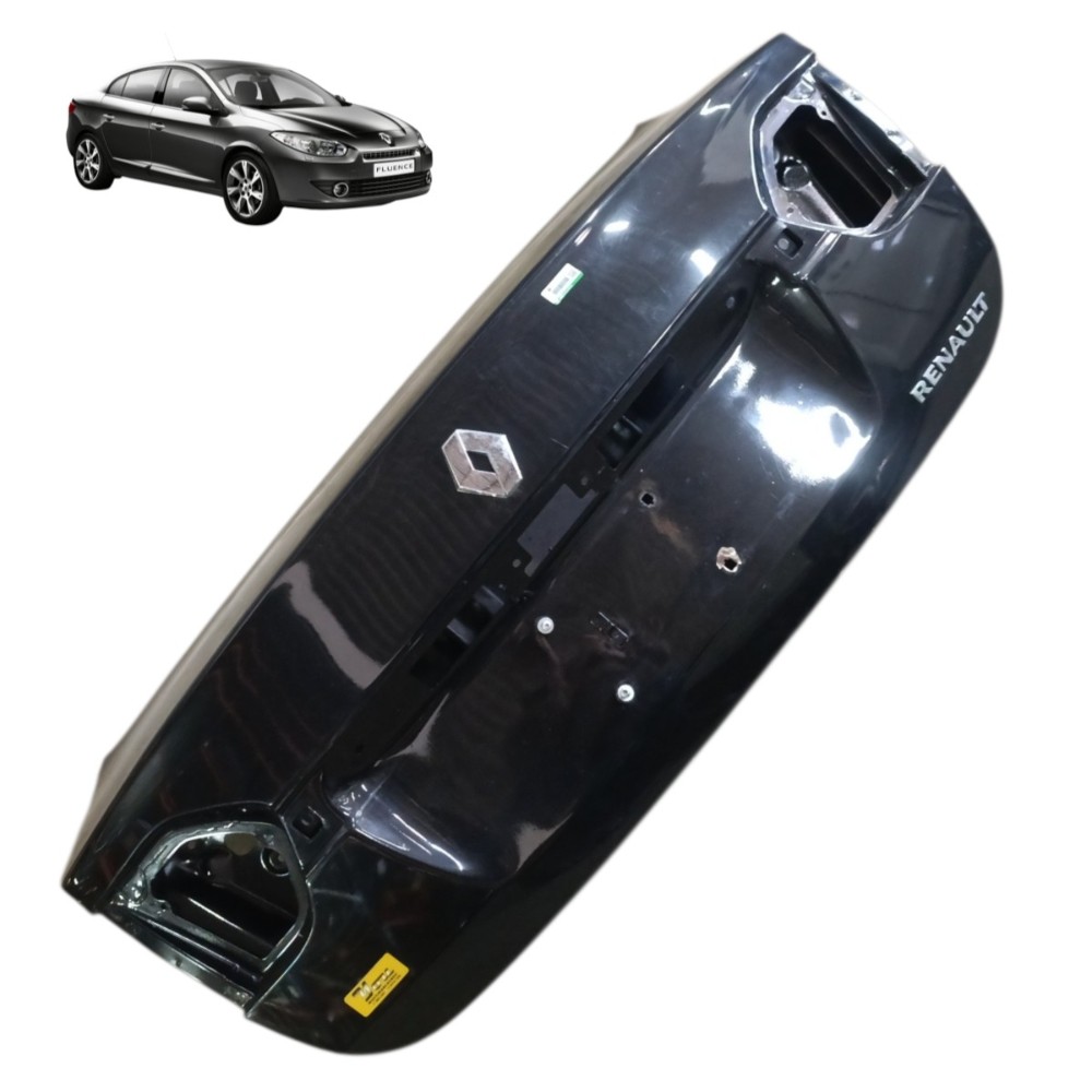 Tampa Traseira Renault Fluence 2011 2012 2013 2014 Preto