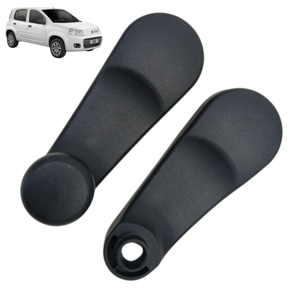 Par manivela máquina vidro fiat uno Vivace 2012 2013 2014