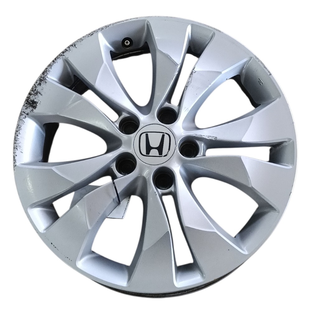 Roda Liga Leve Aro 17 5×114 Honda Crv 2013 2014 Detalhes Prata 2
