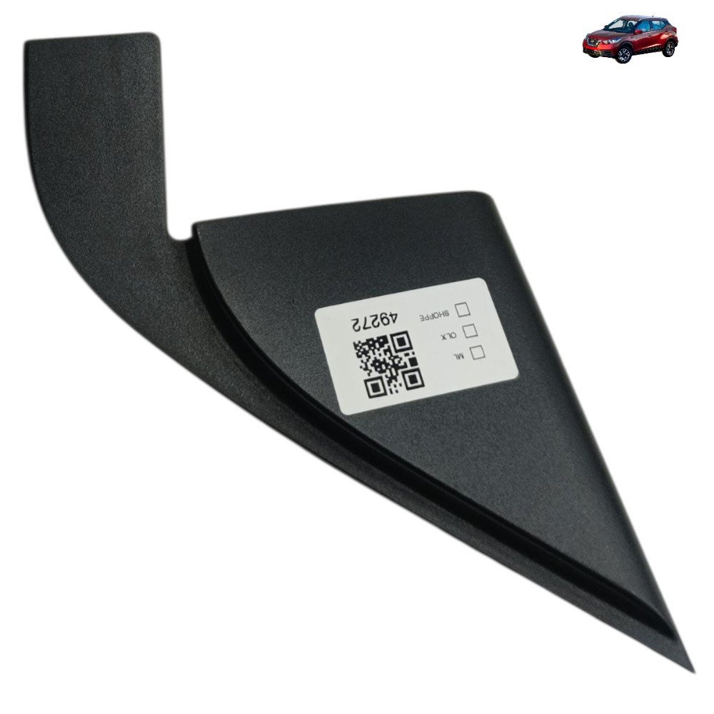 Acabamento interno retrovisor esquerdo Nissan kicks 2020 19 1