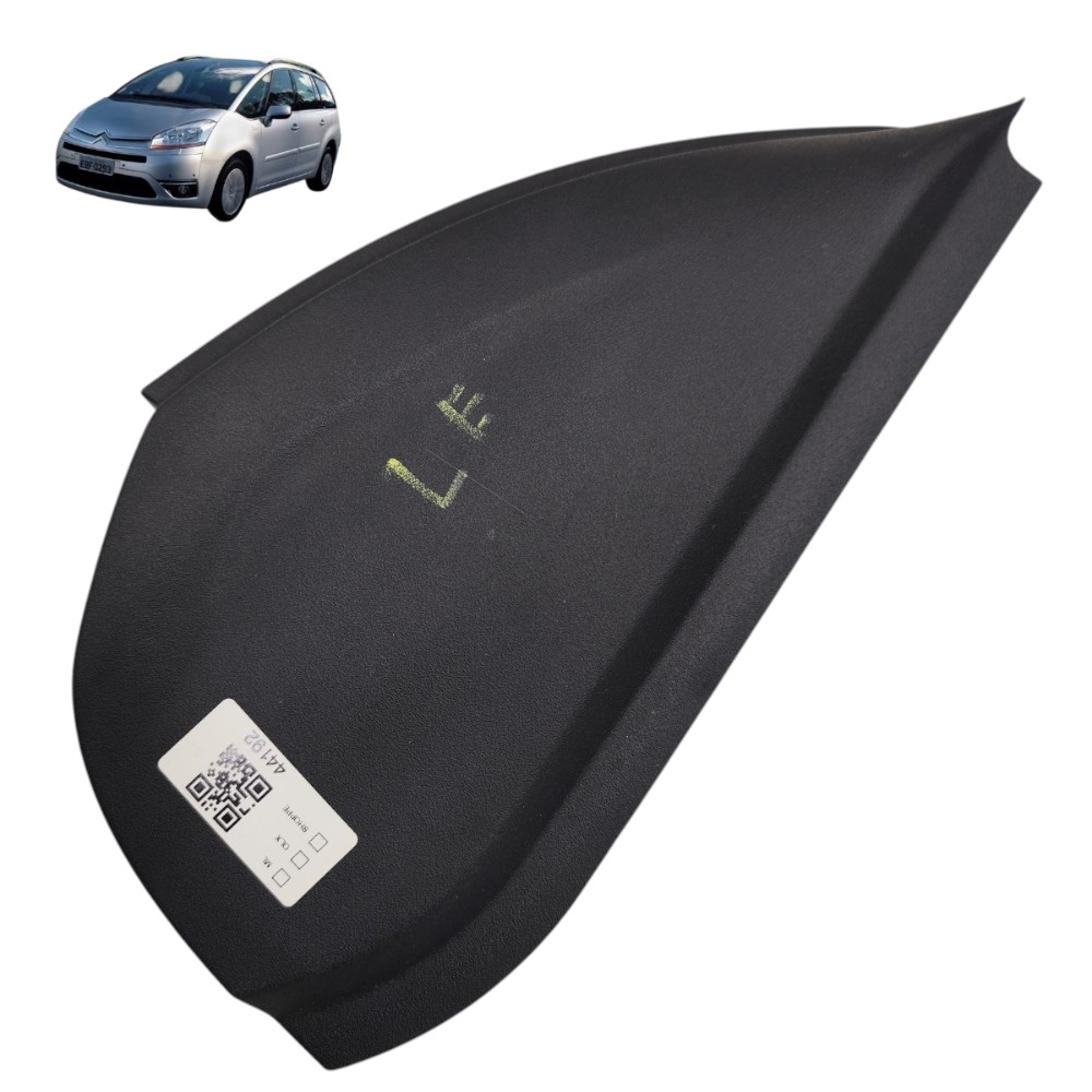 Acabamento lateral esquerdo painel Citroen grand C4 2008 09 1