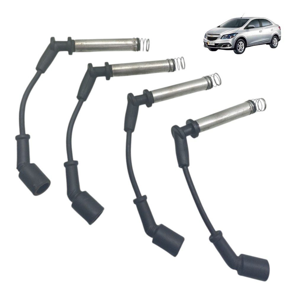 Jogo Cabo Vela Gm Prisma Onix 1.4 2013 2014 2015 2016 2017 Preto 1