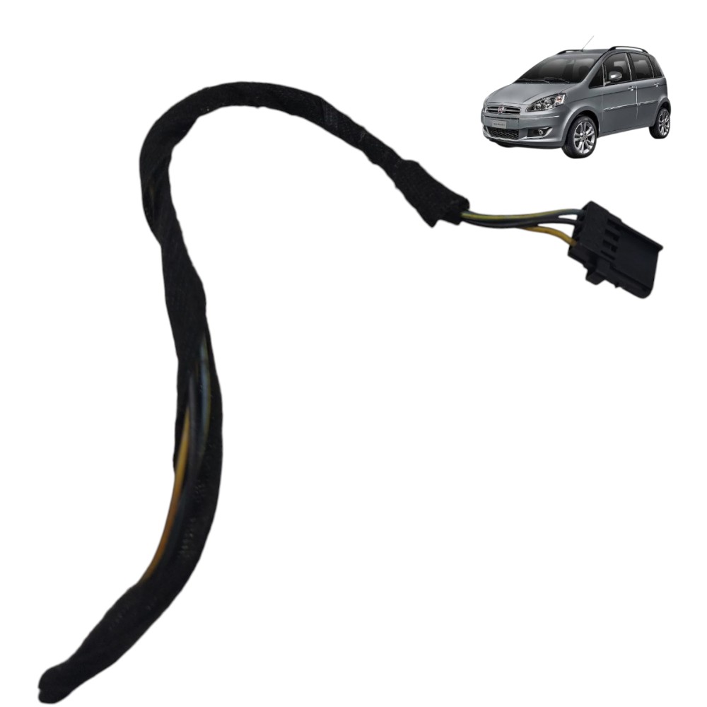 Plug conector fechadura tampa traseira Fiat Idea 2012 2013 1