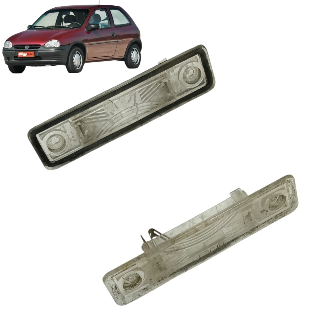 Par Luz Placa Gm Corsa 1997 Até 2001