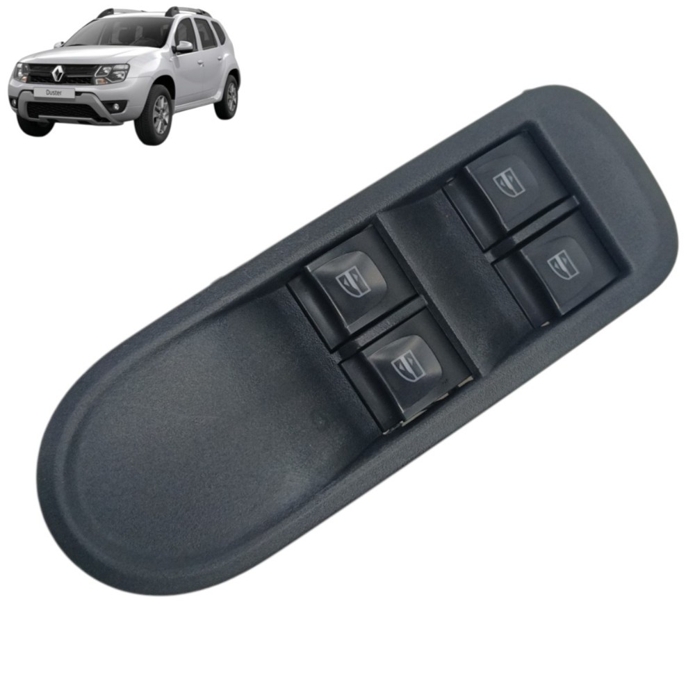 Comando vidro esquerdo Renault Duster 2012 até 2020