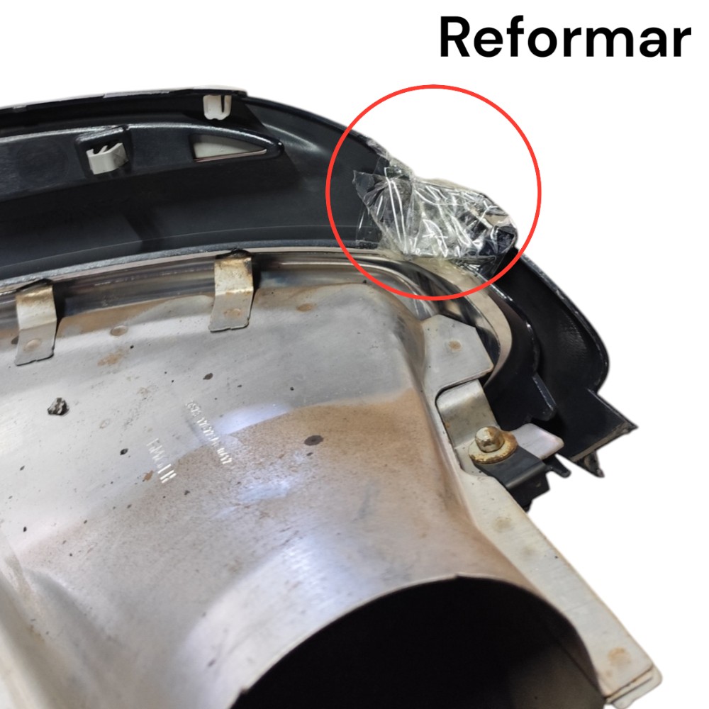 Spoiler Parachoque Traseiro Ford Fusion 2017 2016 15 Detalhe Pre 6