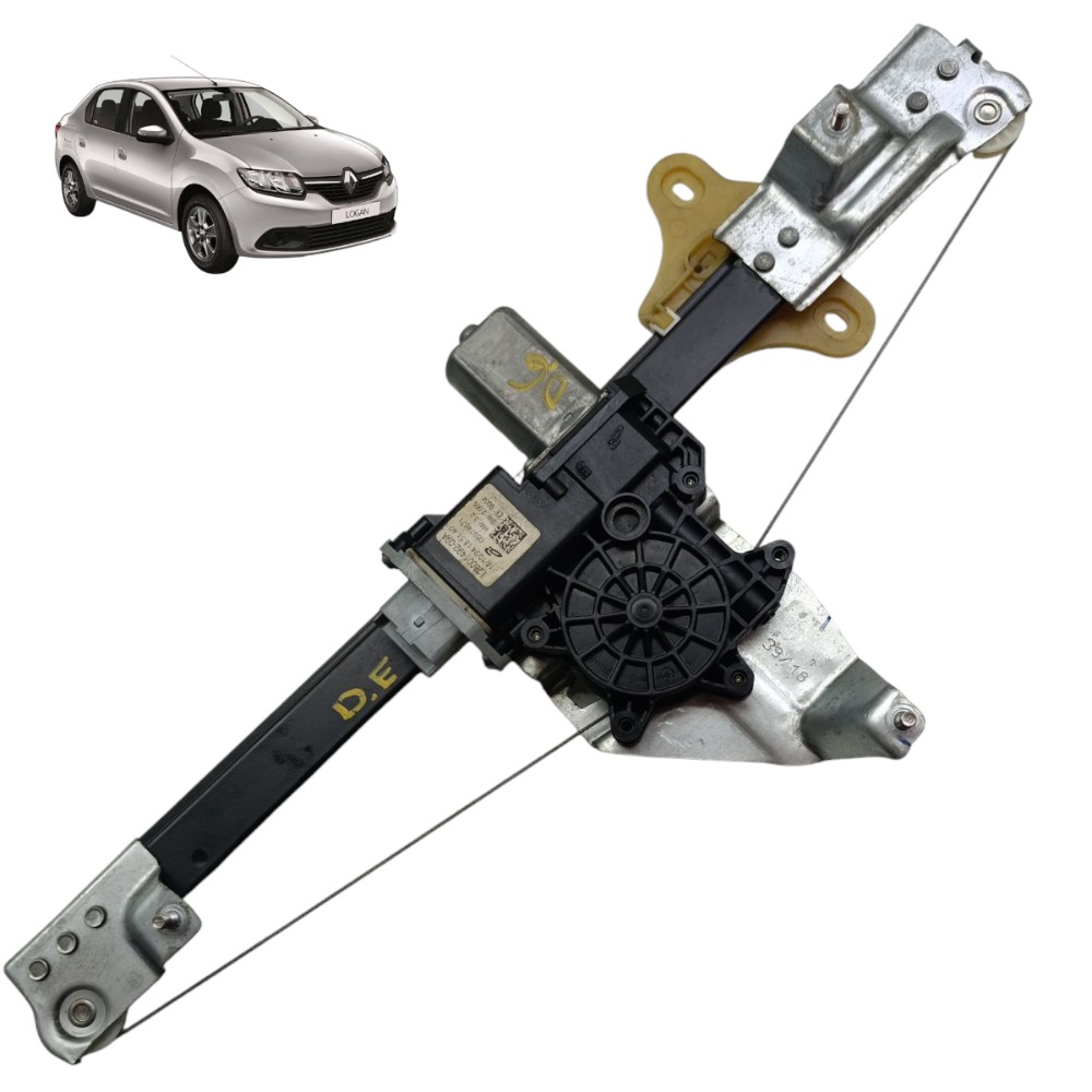 Motor Máquina Vidro Dianteiro Esquerdo Renault Logan 2018 19 1