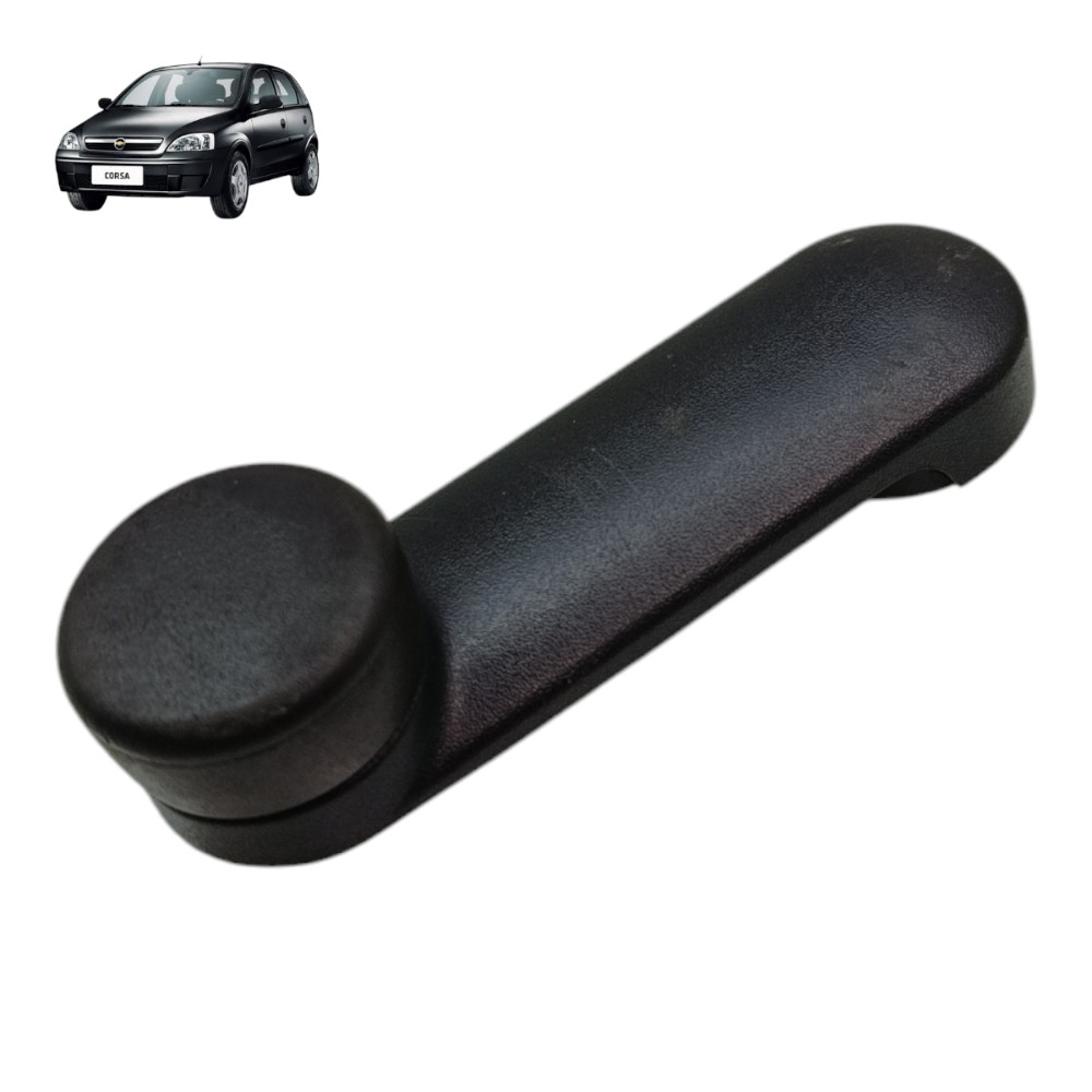 Manivela Porta Gm Corsa Celta Astra Classic Montana Agile Preto 1