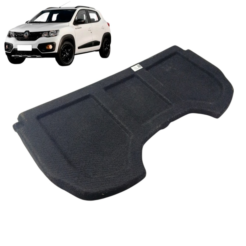 Tampão Bagagito Renault Kwid 2017 2018 2019 2020 Preto Preto