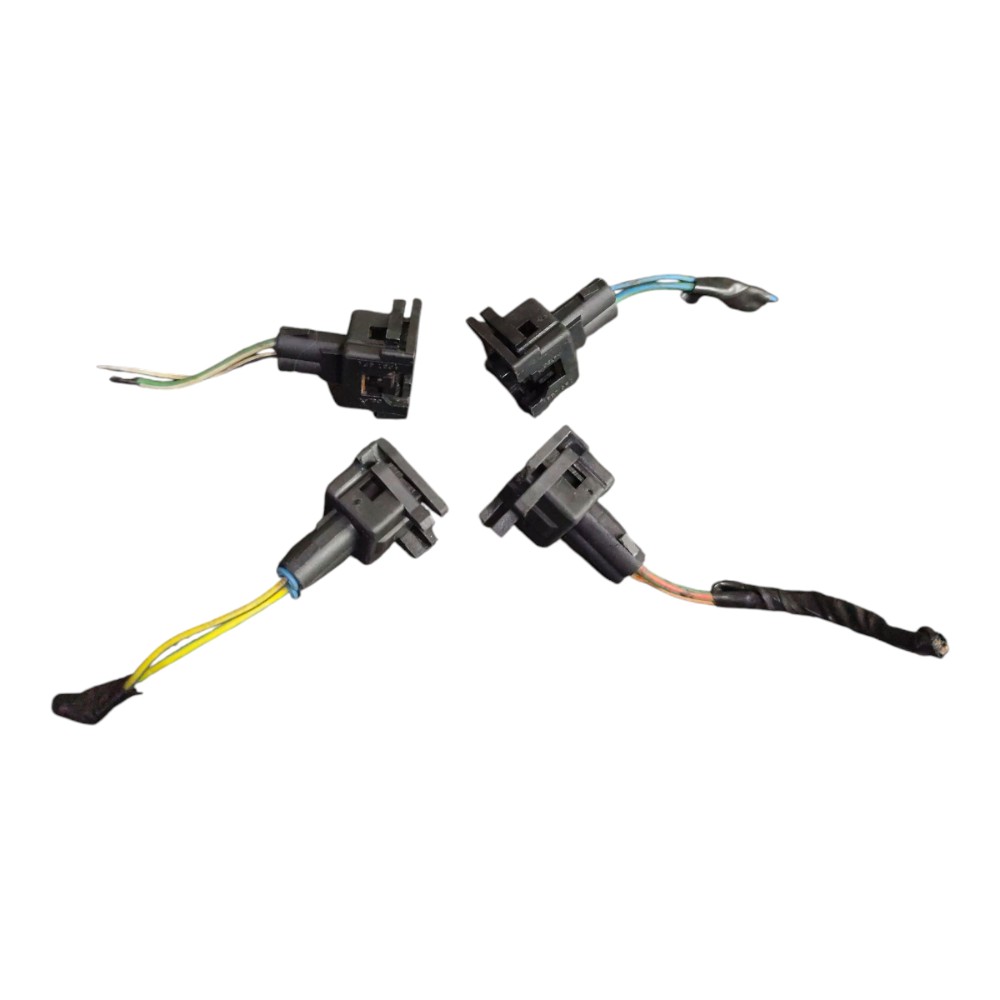 Jogo Plug Conector Bico Injetor Fiat Palio 1.0 Fiasa 1997 98 4