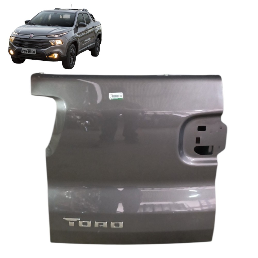 Tampa traseira direita Fiat toro 2020 2021 2022 2023 detalhe