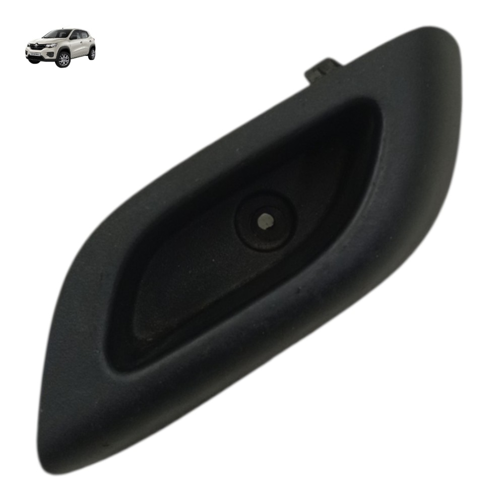 Puxador Interno Porta Dianteira Esquerda Renault Kwid 2018 Preto Dianteira