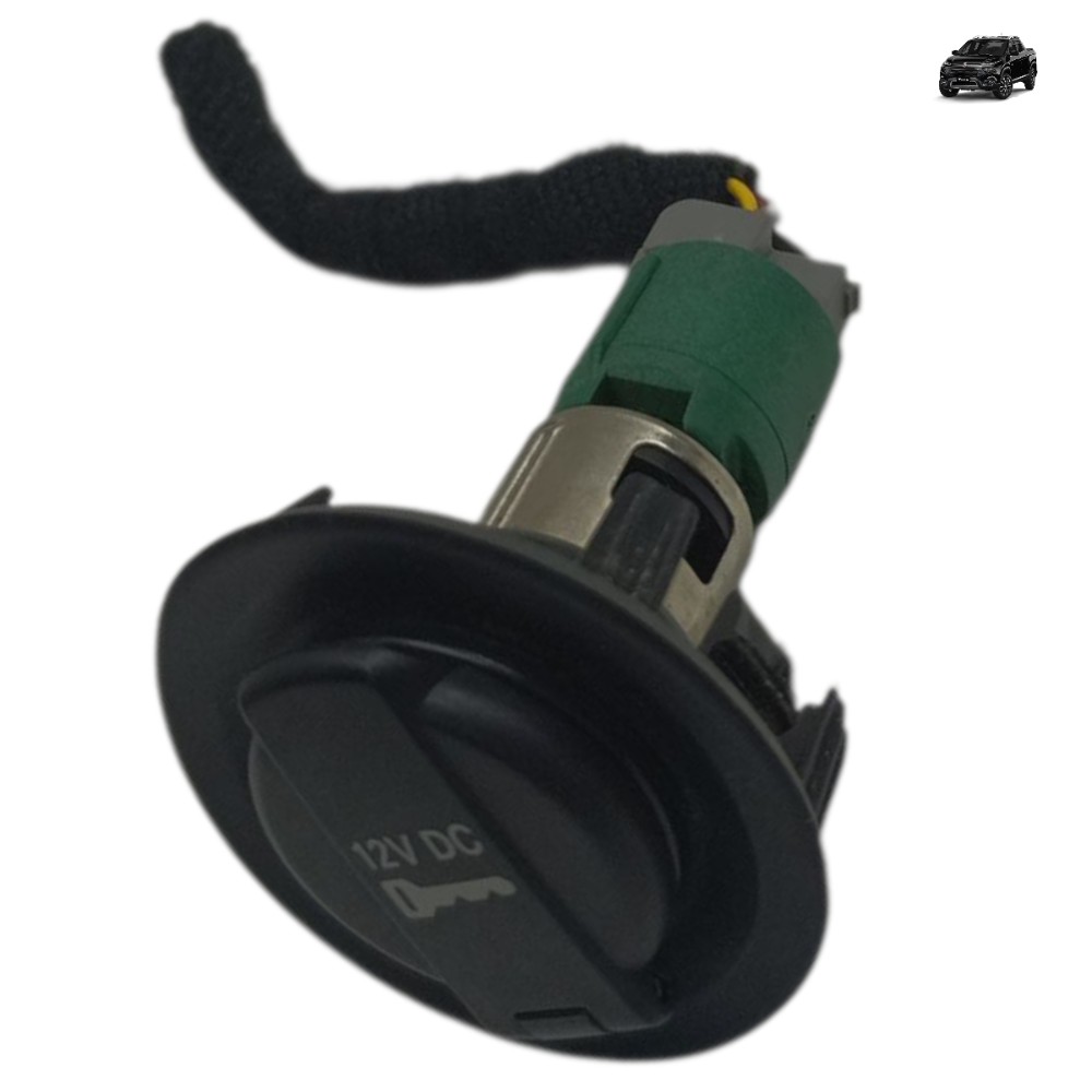 Tomada 12v Console Fiat Toro 2017 2018 2019 2020 2021 1