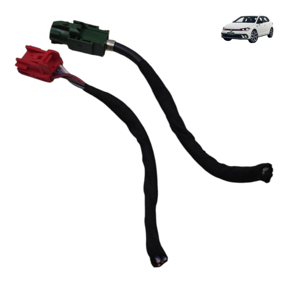 Par Plug Conector Usb Entrada Auxiliar Vw Polo 2026 2025