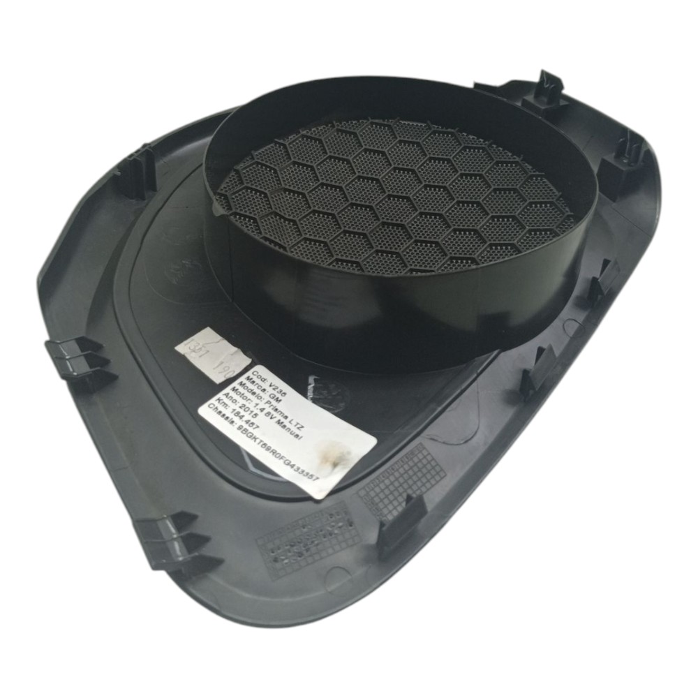 Tela Alto Falante Porta Dianteira Esquerda Gm Prisma 2014 15 Preto 3