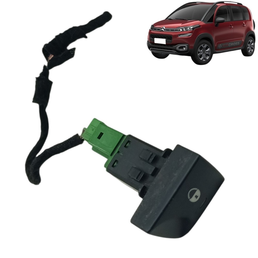 Botão Trava Painel Citroen Aircross 2017 2018 2019
