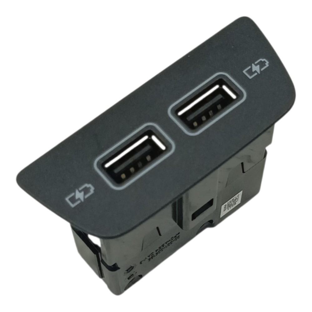 Entrada Usb Dupla Traseira Vw Tcross 2019 2020 2021 2022 23