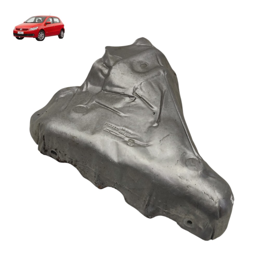 Protetor térmico coletor escape Vw Gol G4 1.0 2013 2012 2011