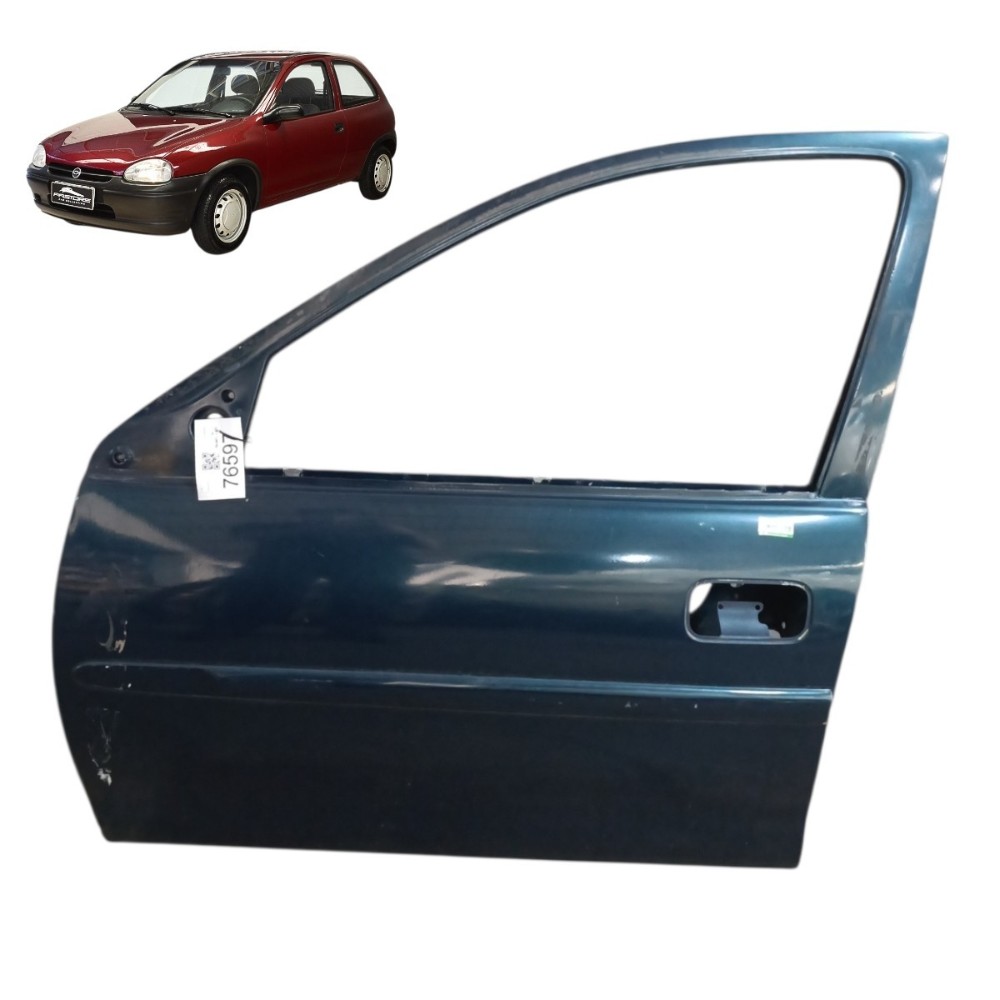 Porta Dianteira Esquerda Gm Corsa Wind 4p 2001 2000 1999 98 Dianteira Esquerda Verde