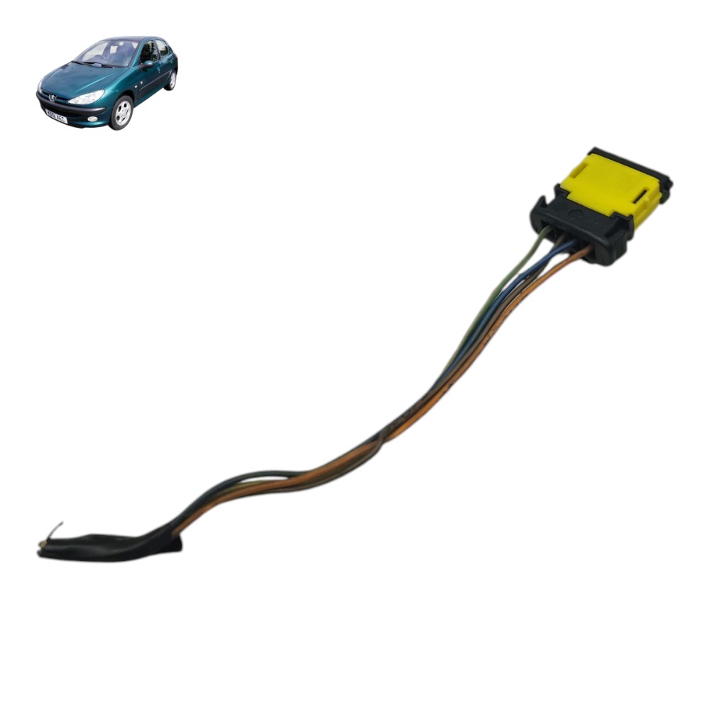 Plug conetor luz teto cortesia peugeot 206 2001 2002 2003 1