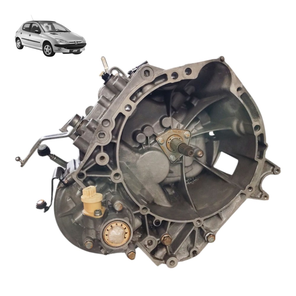 Caixa Câmbio Marcha Peugeot 206 1.0 16v 2002 2003 2004 2005 1