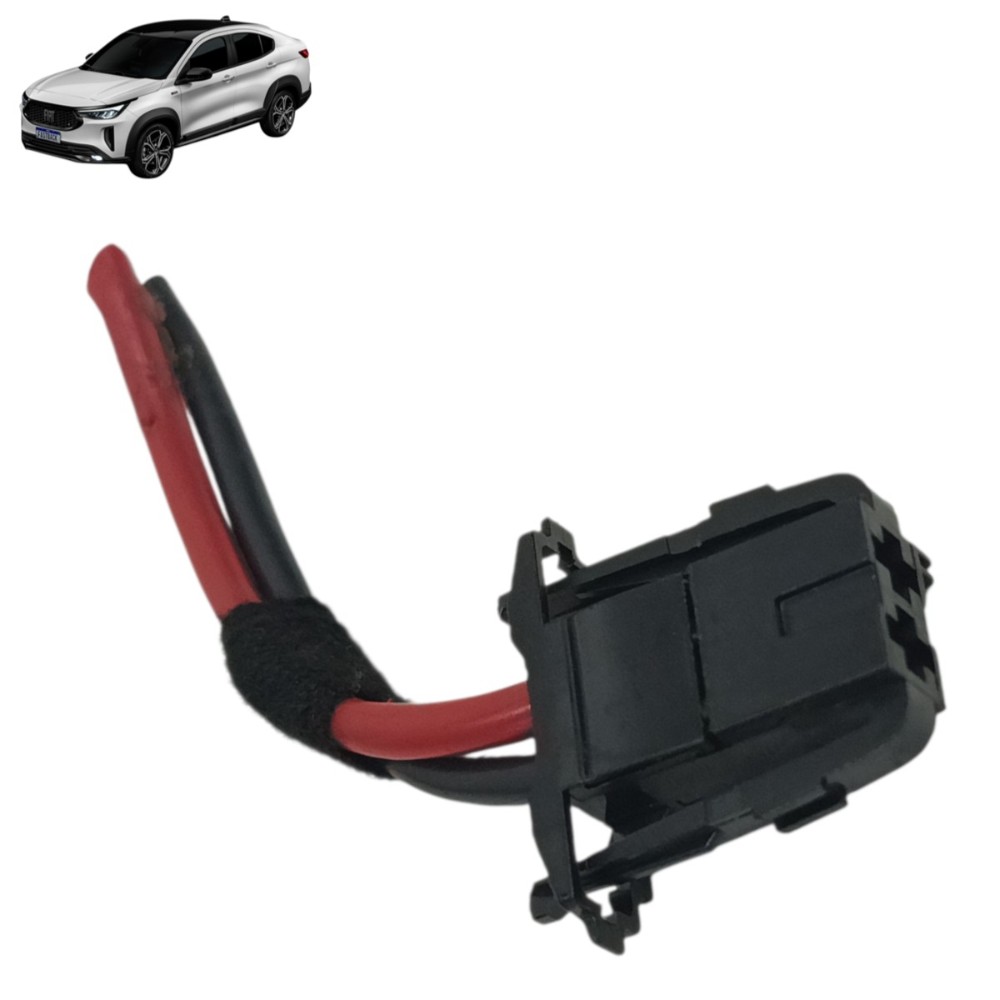 Plug conector ventoinha caixa ar forçado fiat fastback 2024
