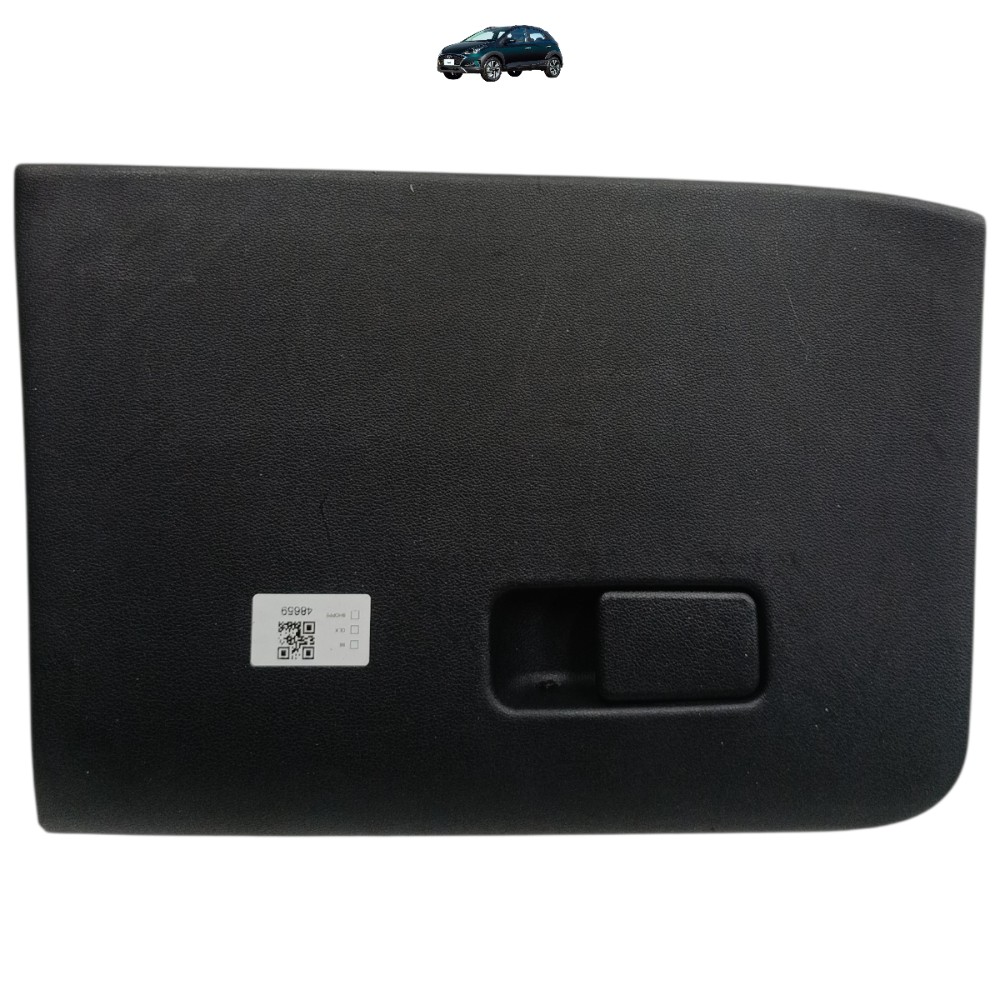 Porta luvas Hyundai HB20X 2020 2021 2022 2023 2024 preto 1