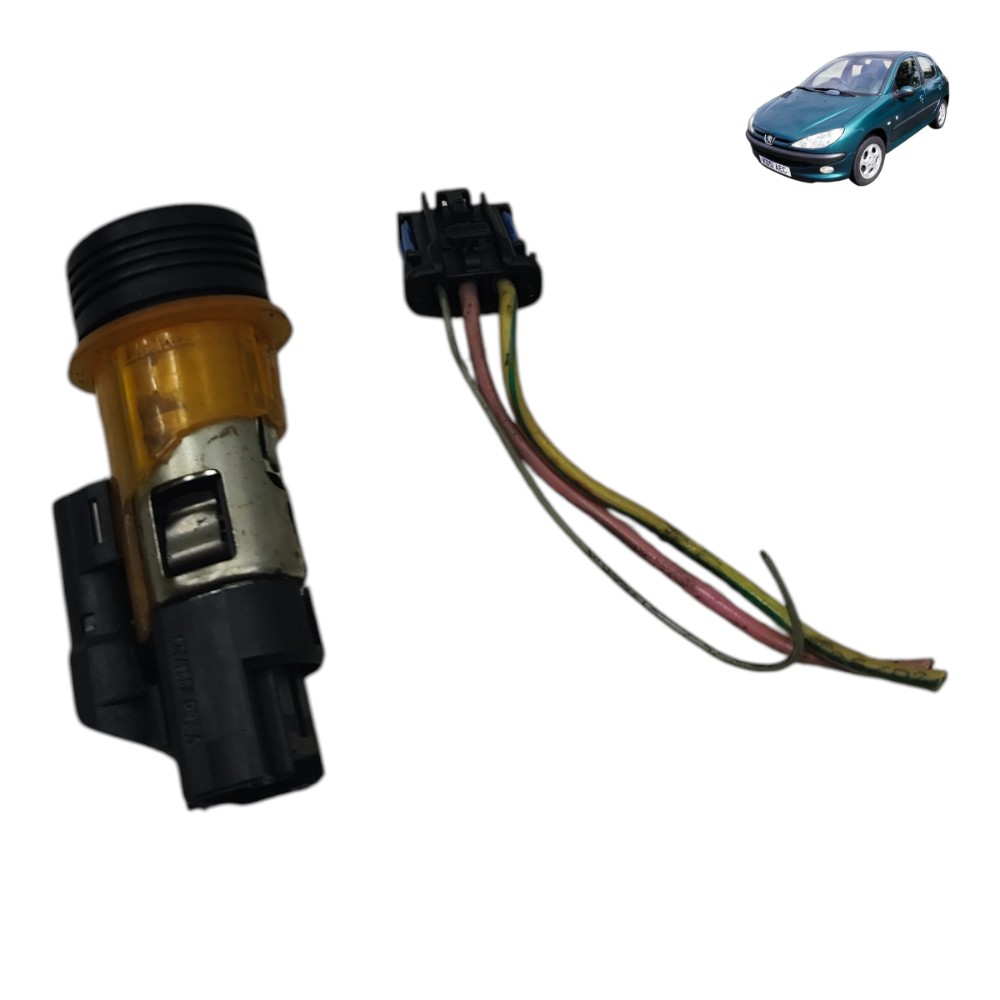 Tomada acendedor cigarro Peugeot 206  2001 2002 2003 2004 05 1