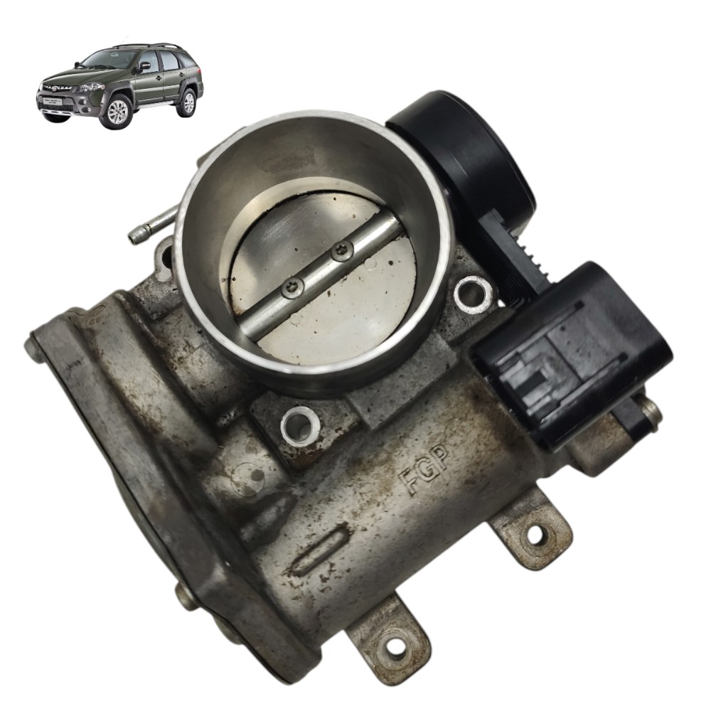 Corpo borboleta Tbi Fiat Palio Strada motor gm 1.8 8v 2009 1