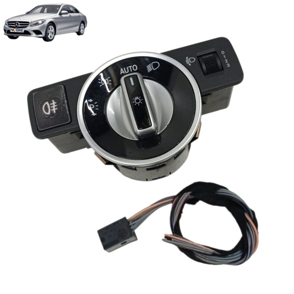 botão comando farol mercedes c180 2012 2011 2010