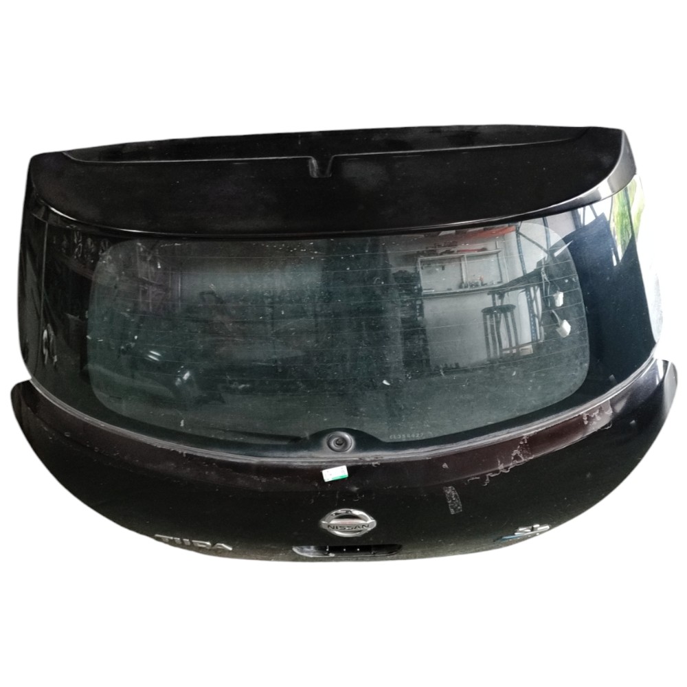 Tampa Traseira Nissan Tiida 2012 2011 2010 2009 2008 2007 06 Preto 2
