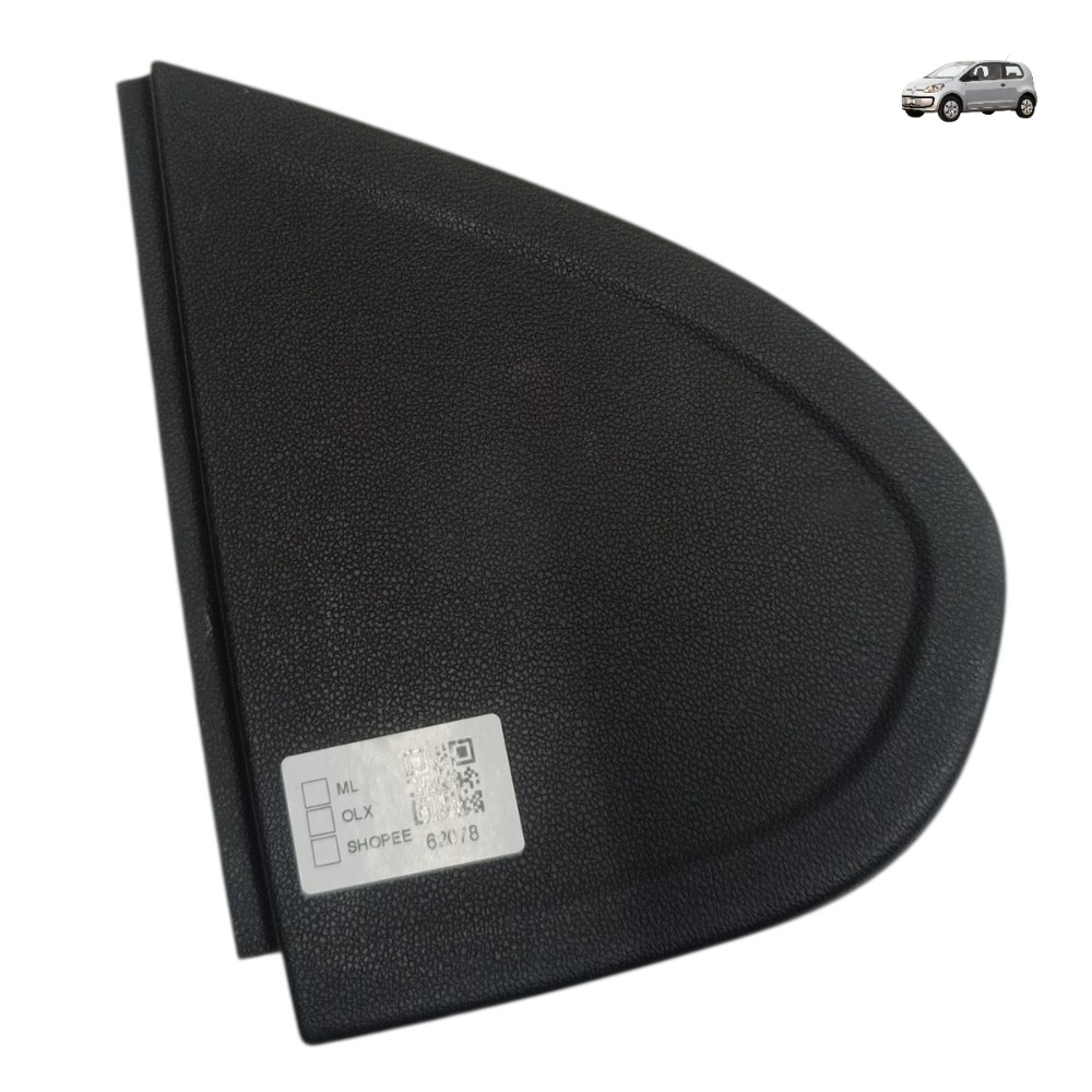 Acabamento Lateral Direito Painel Vw Up 2014 2015 2016 2017 Preto Moldado 1