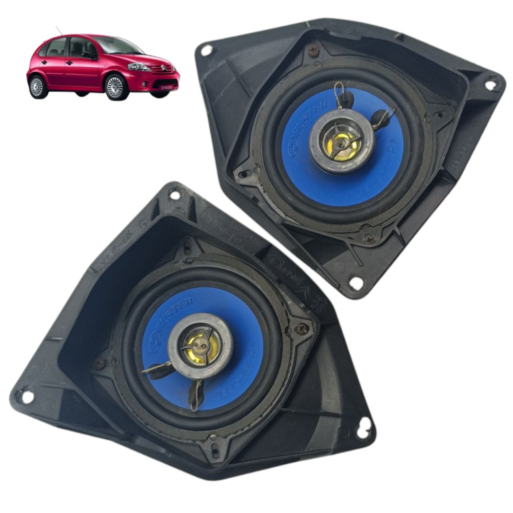 Par alto falante porta traseira Citroen C3 2004 2005 2006 12 1