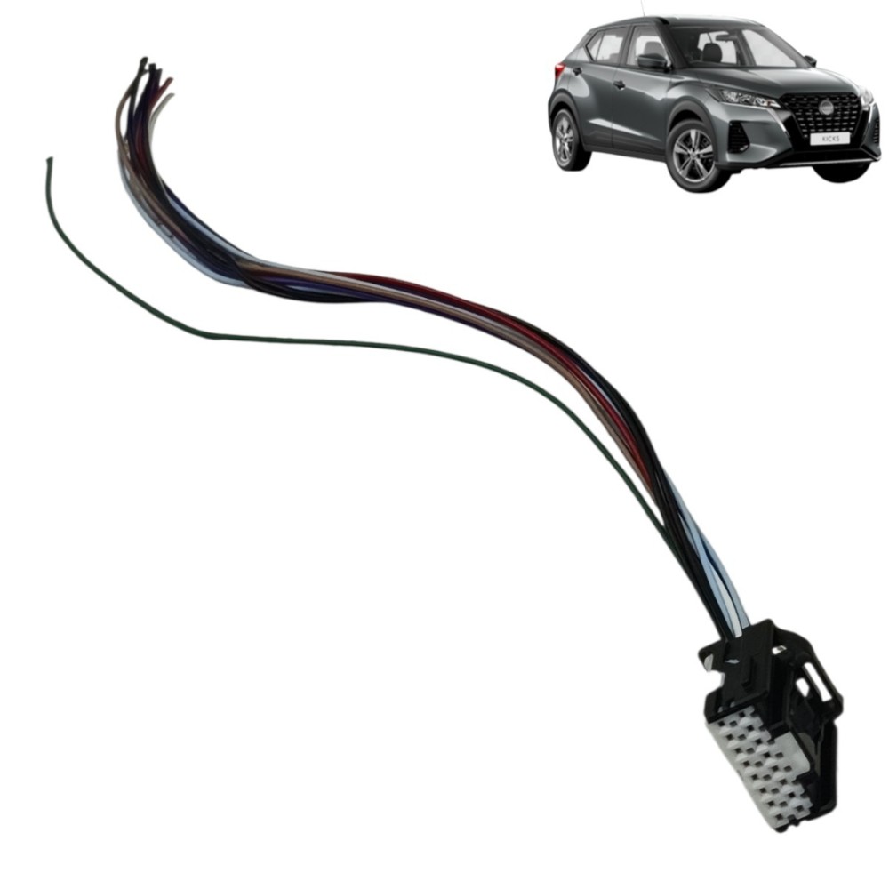 Plug Conector Comando Botão Retrovisor Nissan Kicks 2024 23