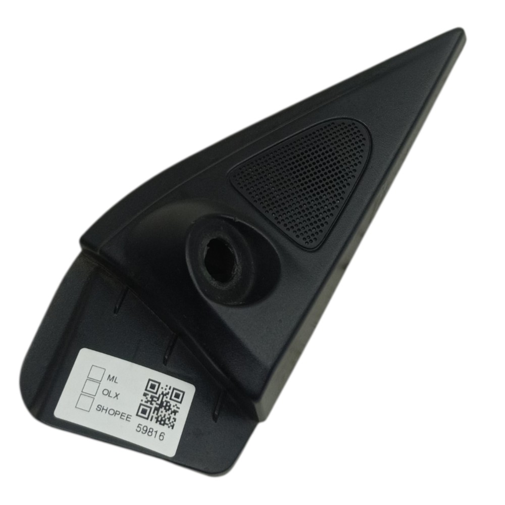 Moldura Interna Retrovisor Direito Fiat Siena Palio 2010 Preto 3