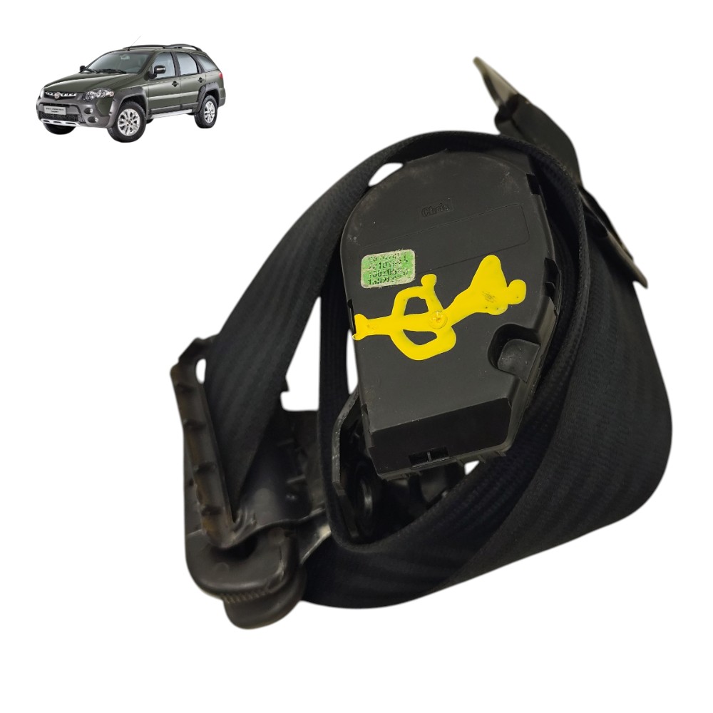 Cinto segurança traseiro direito Fiat Palio ADV 2010 2011 12