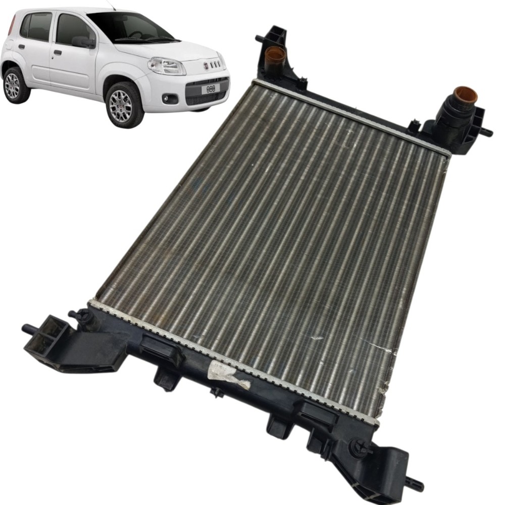Radiador água fiat uno fiorino mobi 1.0 evo 2014 2015 sem ar