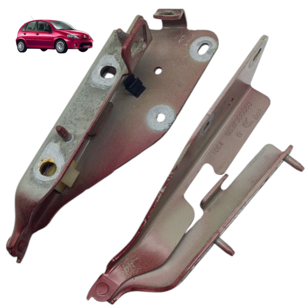 Par Dobradiça Capô Citroen C3 2003 2004 2005 2006 2007 1
