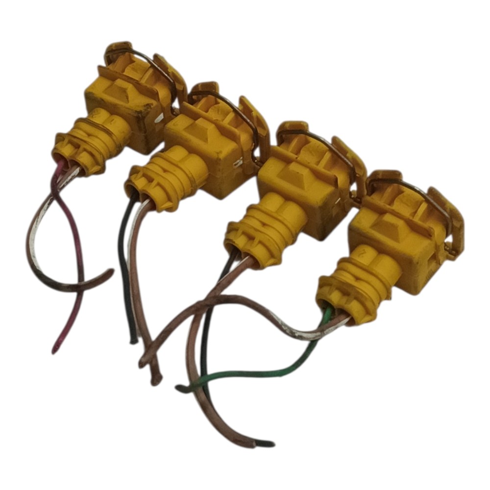 Jogo Plug Conector Bico Injetor Fiat Uno Sporting 2011 2012 3