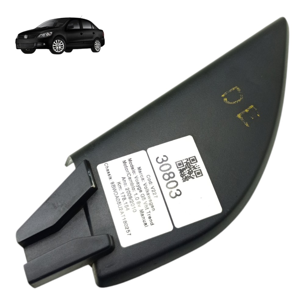 Acabamento Interno Retrovisor Esquerdo Vw Voyage Gol G5 2011 Preto 1