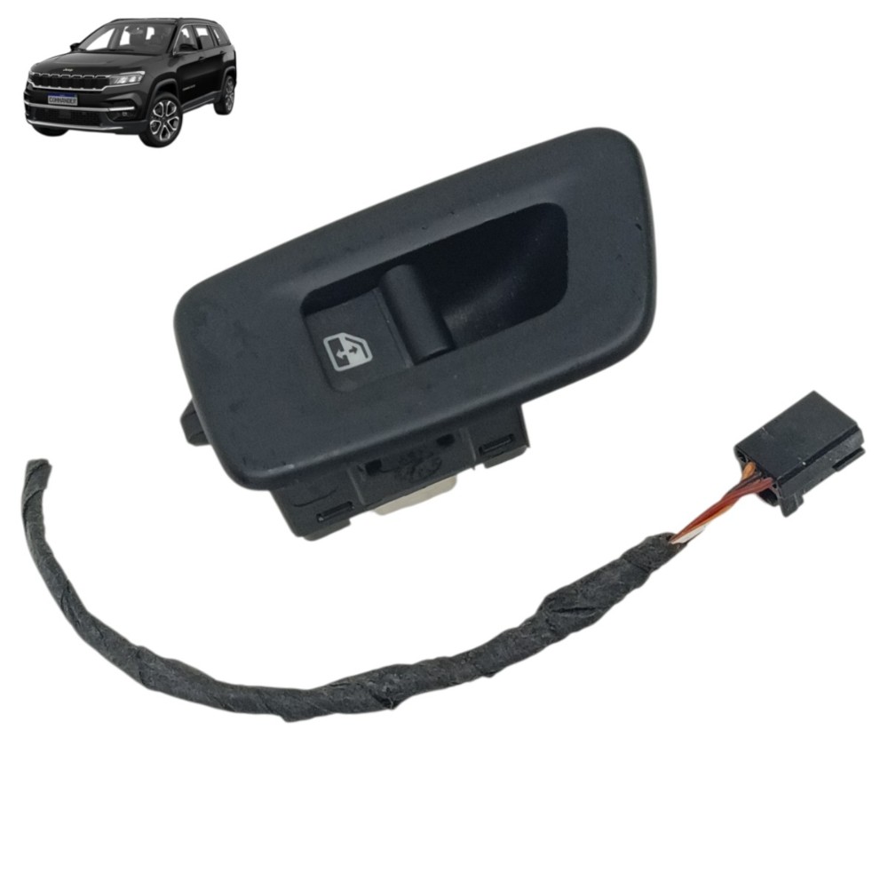 Botão vidro traseiro esquerdo jeep compass 2019 2020