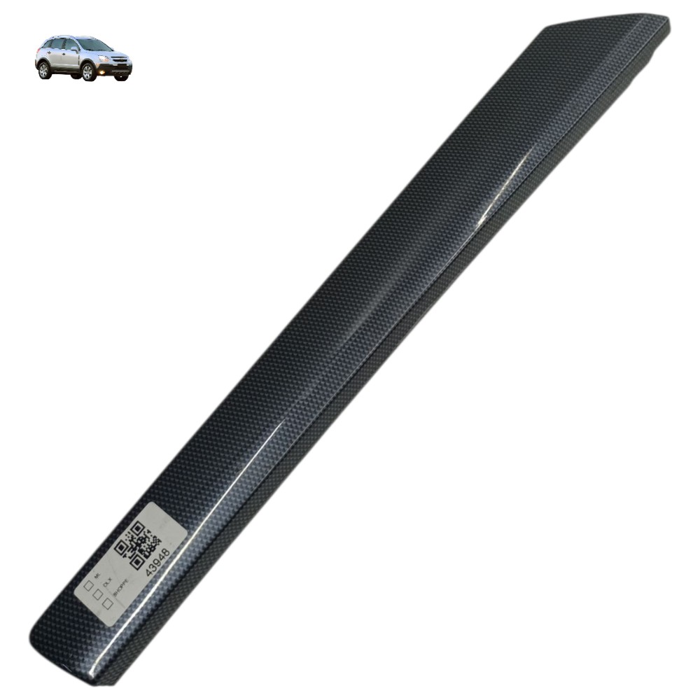 Friso Moldura Porta Dianteira Esquerda Gm Captiva 2010 2011 Preto 1