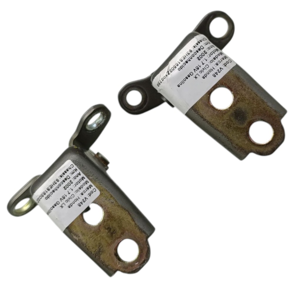 Par Dobradiça Porta Dianteira Direita Honda Civic G7 2002 4