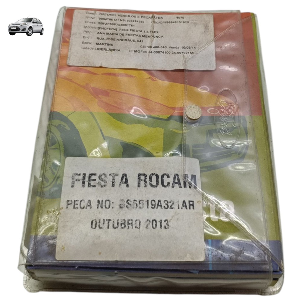 Manual proprietário Ford Fiesta Hatch Se Zetec Rocam 2014