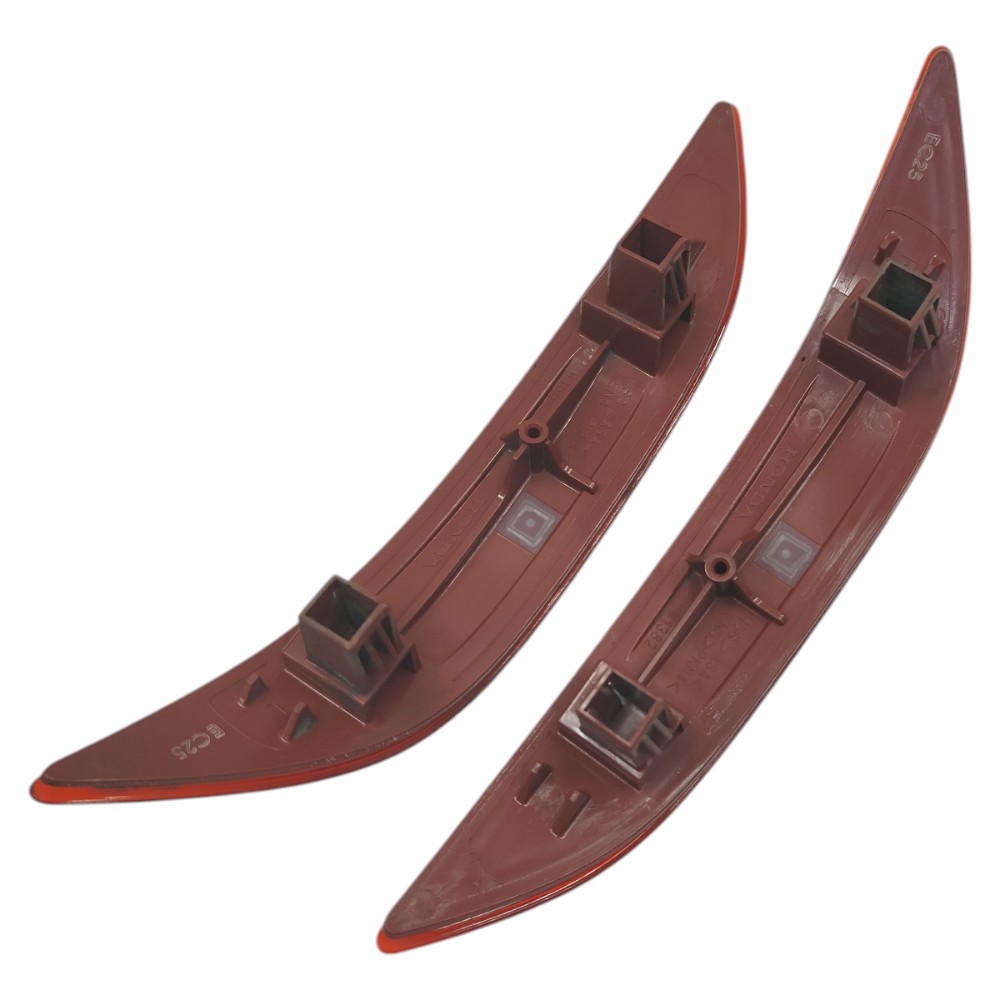 Par Refletor Parachoque Traseiro Honda City 2015 2016 2017 Vermelho 2
