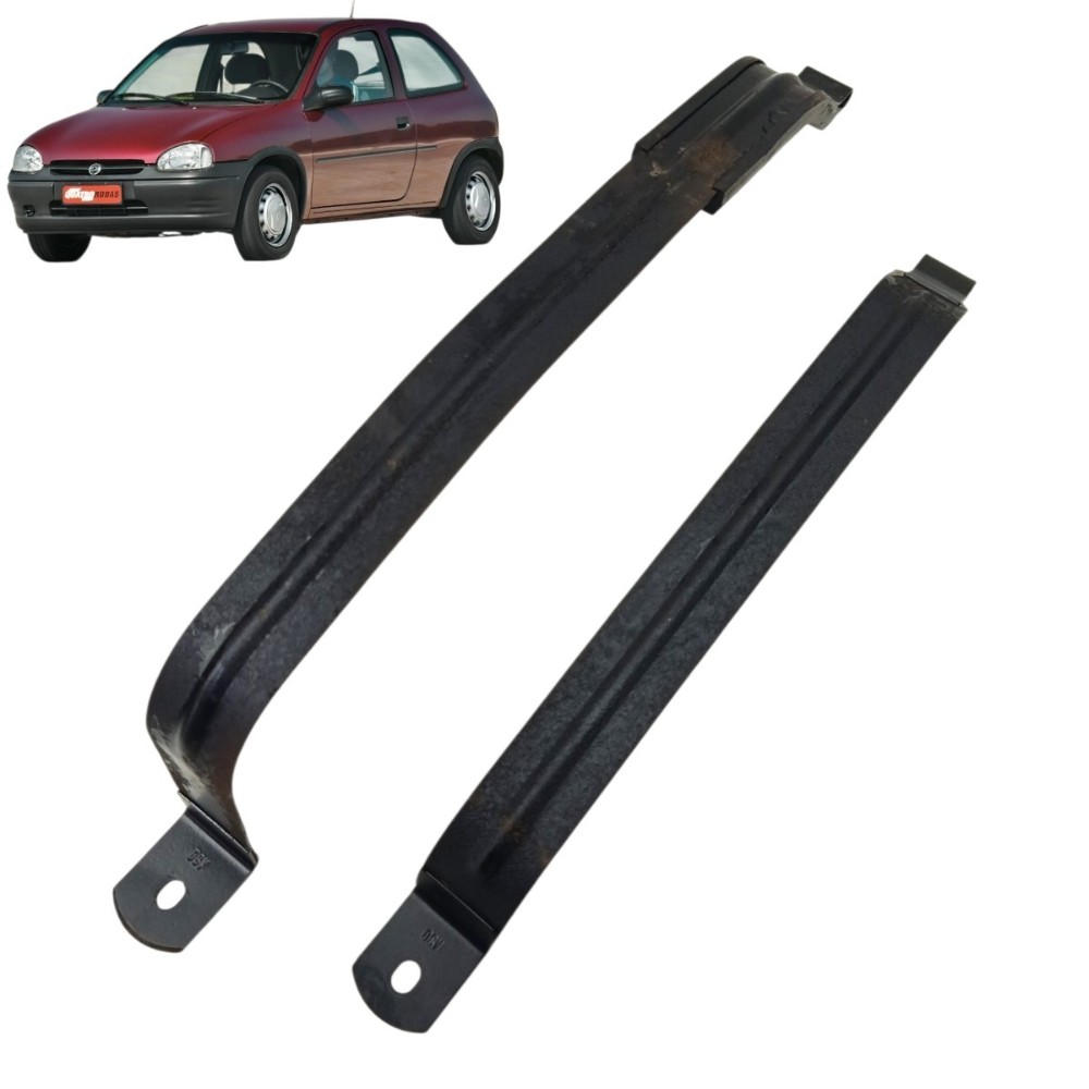 Par Cinta Fixação Tanque Combustível Gm Corsa 1997 A 2001