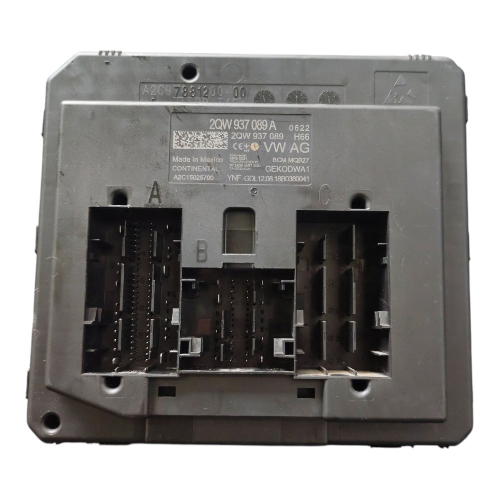 Kit code módulo injeção Vw polo 1.6 16v msi manual 2018 2019 4