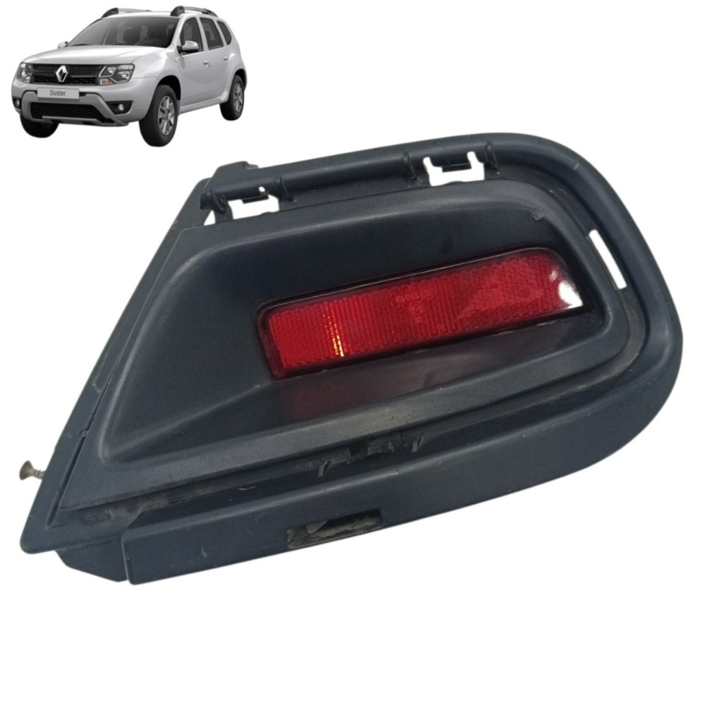 Refletor esquerdo parachoque traseiro Renault duster 2017
