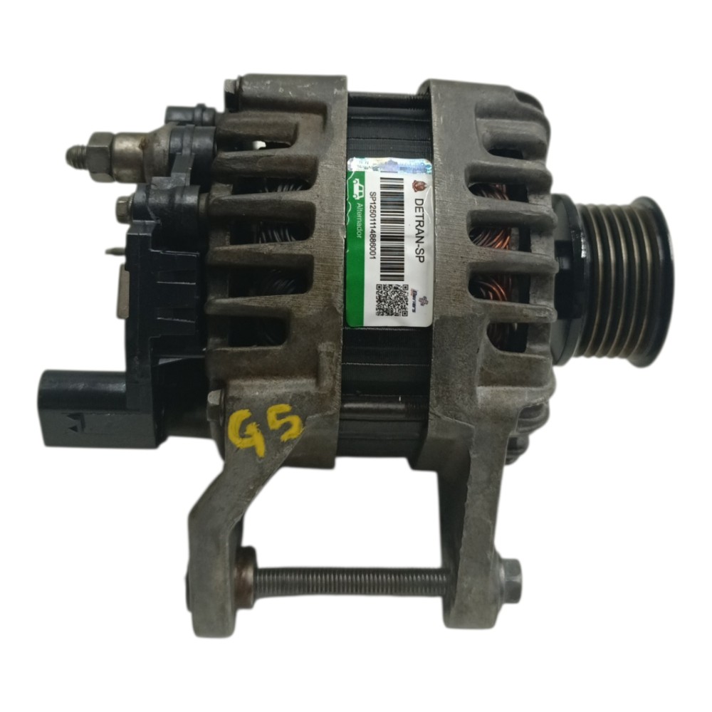 Alternador Vw Gol Voyage Fox G5 1.0 8v Sem Capa Traseira