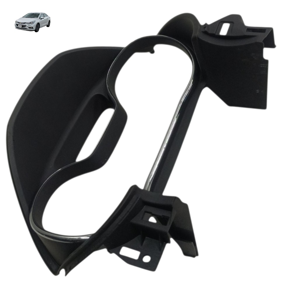 Moldura Painel Instrumento Chevrolet Cruze Ltz 2015 2016 Preto Moldado 1